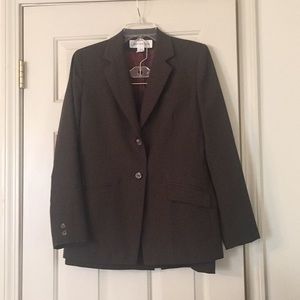 Jones New York Brown Skirt Suit Set